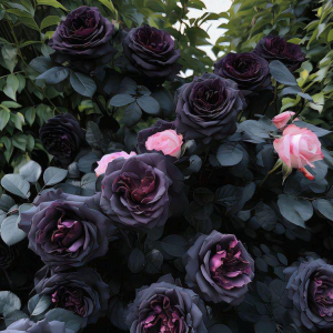 Роза Черная купить по цене от 450р. в интернет-магазине «Посадика» с доставкой почтой в в Киришие и по всей России – [изображение №1].