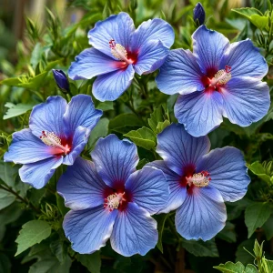 Гибискус садовый Блуминг Квин купить по цене от 259р. в интернет-магазине «Посадика» с доставкой почтой в в Киришие и по всей России – [изображение №1].