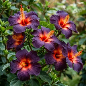 Гибискус Вивида Флэр купить по цене от 279р. в интернет-магазине «Посадика» с доставкой почтой в в Киришие и по всей России – [изображение №1].