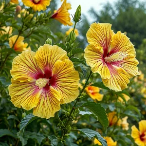 Гибискус Свит Соната купить по цене от 249р. в интернет-магазине «Посадика» с доставкой почтой в в Киришие и по всей России – [изображение №1].