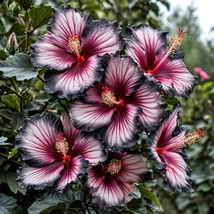 Гибискус садовый Самер Бридж купить по цене от 306р. в интернет-магазине «Посадика» с доставкой почтой в в Киришие и по всей России – [изображение №1].