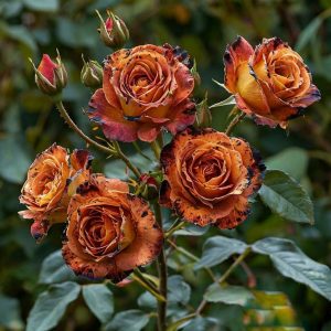 Роза плетистая Оранжевый Бриллиант купить по цене от 450р. в интернет-магазине «Посадика» с доставкой почтой в в Киришие и по всей России – [изображение №1].